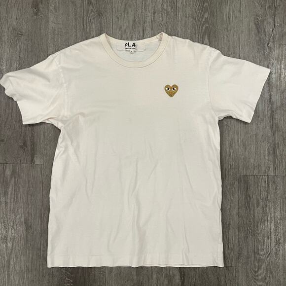 Comme des Garons Play classic white tee - unisex - Picture 1 of 2